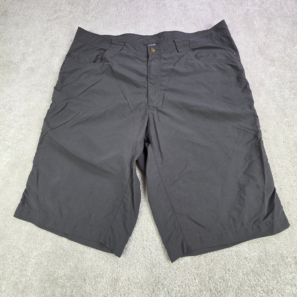 Outdoor Research Mens 38x12 Hiking Shorts Gray‎ Nylon Quick Dry Lightweight